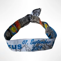 Gewebte Stoff Kontrollbänder mit glitzerndem Garn