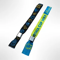 Stoff Kontrollband mit Aluplombe (15 mm)