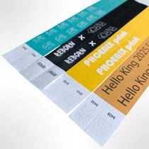 Tyvek Einlassbänder bedrucken 19 mm