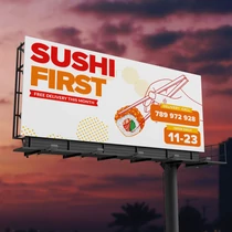 Panoramaplakat 7,12 m x 2,52 m