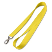 Lanyard ohne Druck, gelb (15 mm)