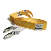 Umhängeband mit 2 Karabinern