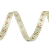 Geschenkband Schneeflocken