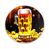 Bierdeckel personalisiert - Kreis