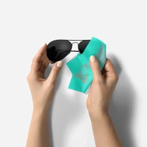 Brillenputztuch personalisiert 15 cm x 15 cm