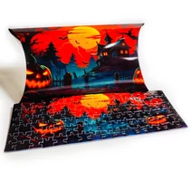 Halloween Puzzle „Schloss des Grauens”