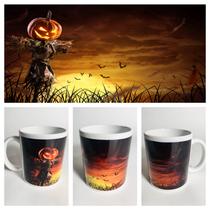 Halloween Tasse „Gruselige Vogelscheuche”