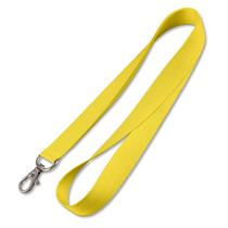 Lanyard ohne Druck, gelb (15 mm)
