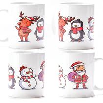 Weihnachtstasse Schneemann